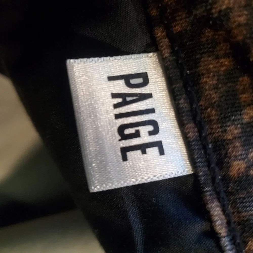 PAIGE Hoxton Ultra Skinny Snake Print Jeans in Coated Stretch‎ Denim